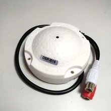 DSP-S16 мини аудио CCTV pick up микрофон для камеры безопасности RCA аудио выход белый цвет высокое качество чувствительность круглая форма