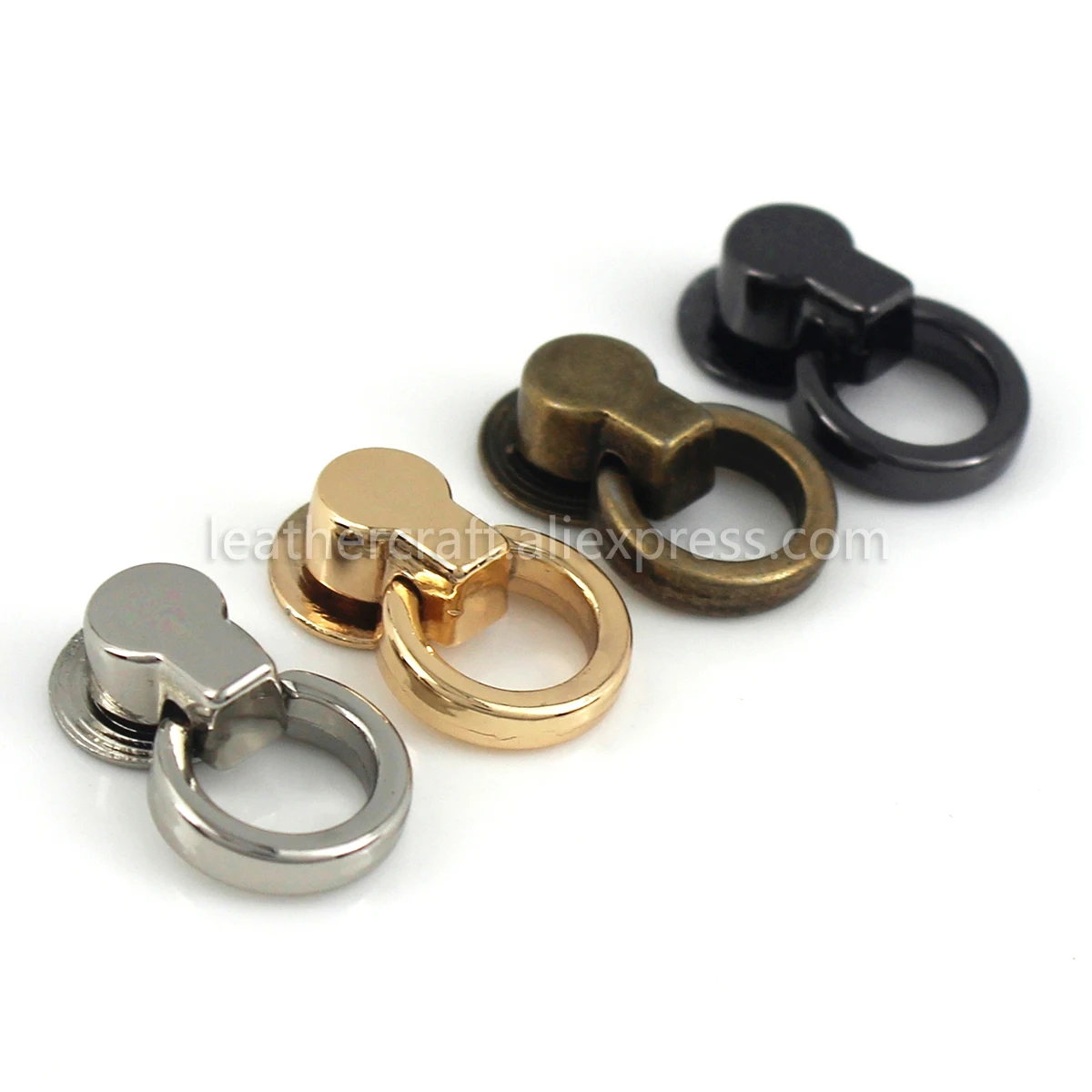 16 Anillos De Enlace Acrílico Negro De 23 Mm - Clips Tipo "C" Para Bolsos, Monederos, Bisutería Y Manualidades DIY