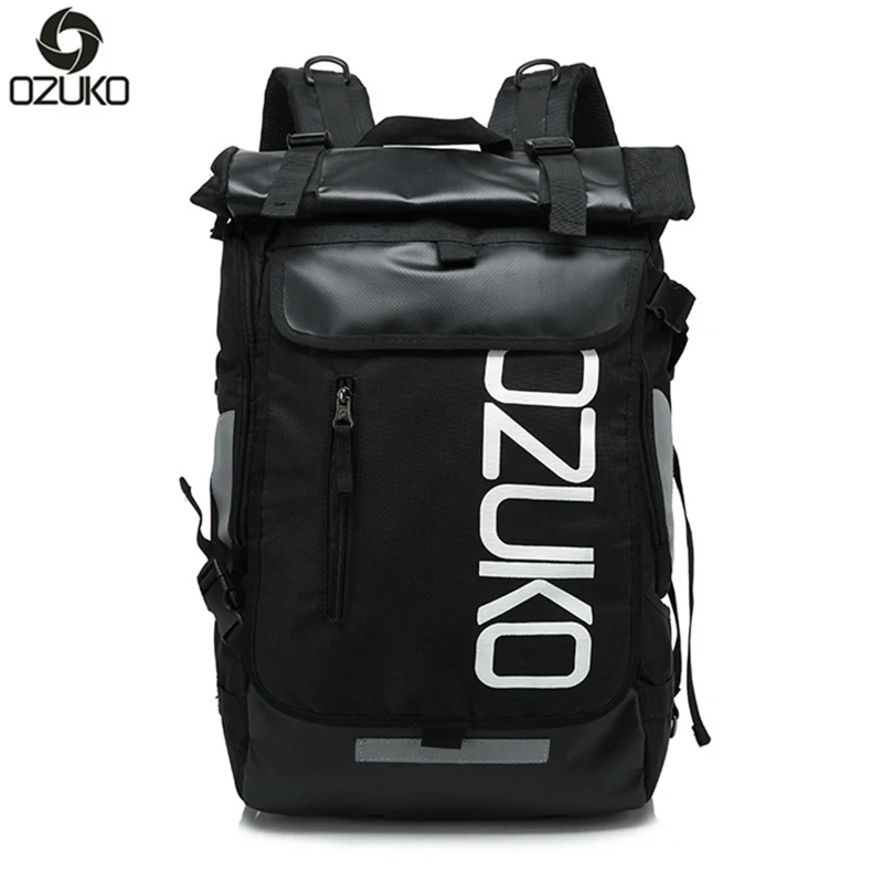 OZUKO 8020 мужской рюкзак сумка для ноутбука повседневные школьные рюкзаки студентов