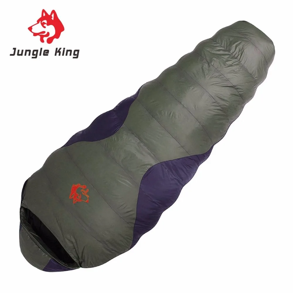 

Jungle King CY-660 Professional Duck Down Sleeping Bag Keep Warm Adult Camping Hiking Travel Envelope Style Sleeping Bag