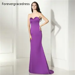 Forevergracedress простой длинное вечернее платье Новый Стиль Милая декольте рукавов официальная Вечеринка платье плюс Размеры индивидуальный