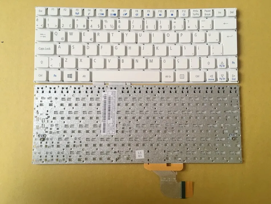  Spanish Turkish japanese Arabic Laptop keyboard For Acer Iconia W510 W510P W511 W511P tablet pc Sin
