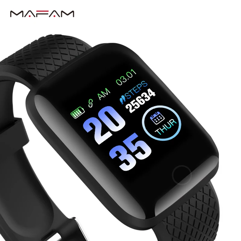 Умный Браслет MAFAM A6S с цветным экраном монитор артериального давления пульсометр