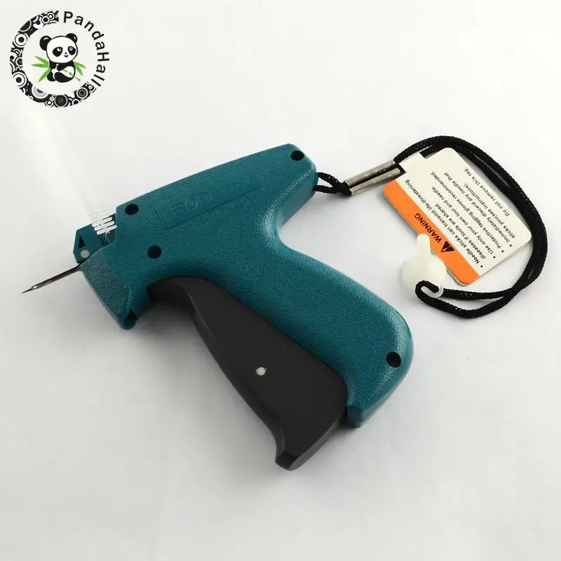 Пластик Tag Gun с Сталь контакты, Teal, 125x100x23 мм; отверстие: 10x1,5 мм; pin-код: 1 мм