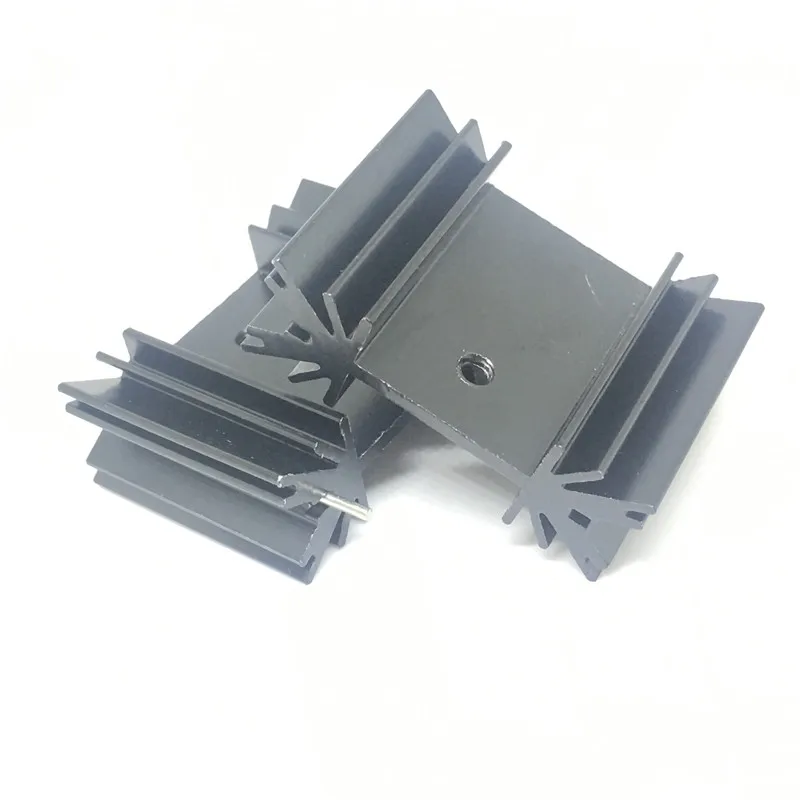 2PCS TO-247 transistor radiator MOS tube heat sink IC radiator 25X34X12MM acoustic radiator 5