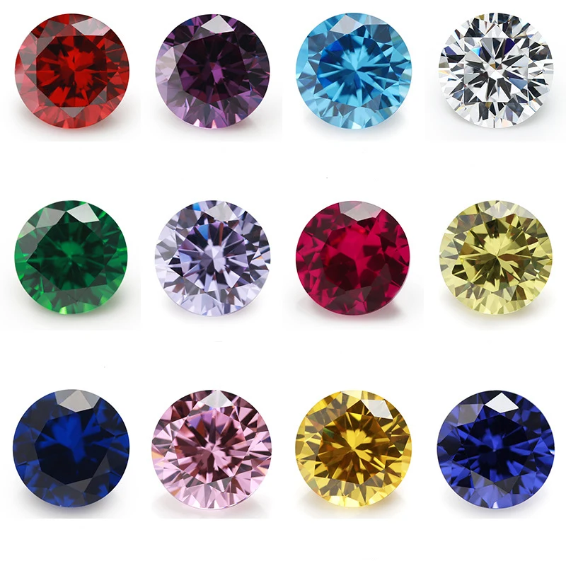 

1mm-3mm 12 colors cz & nano gemstone color cz nano stone wholesale price