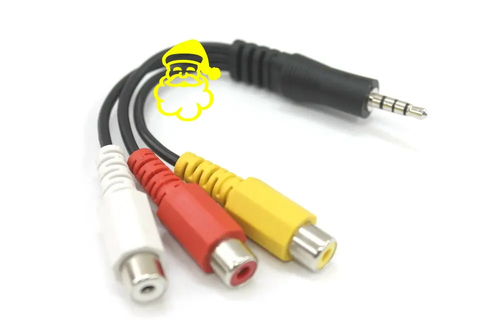 CABLE adaptador Original genuino AV Cable adaptador estéreo y Vídeo Compuesto para SAMSUNG LED