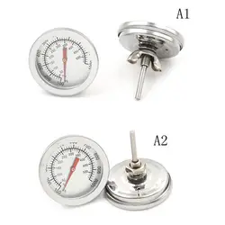 500 градусов кулинарные инструменты для выпекания F/C 2 "Нержавеющая сталь Дымосос для барбекю гриль ямы биметаллический термометр датчик
