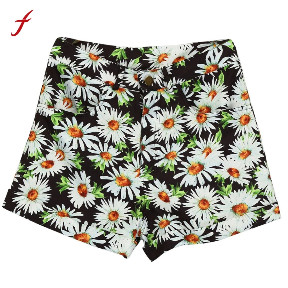 Women Hot Summer Casual Shorts High Waist short feminino