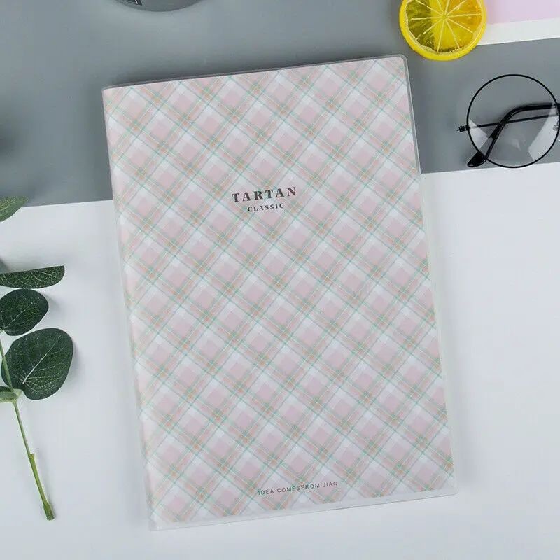 

B5 Plaid Plastic Cover Creative Simple Diary Student Stationery Notebook