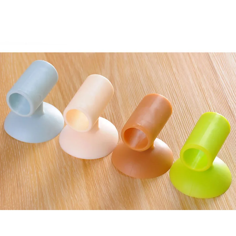 Silicone Door Handle Knob Crash Pad Wall Bumper Guard Stopper Anti Collision Suction Pads Dropshipping