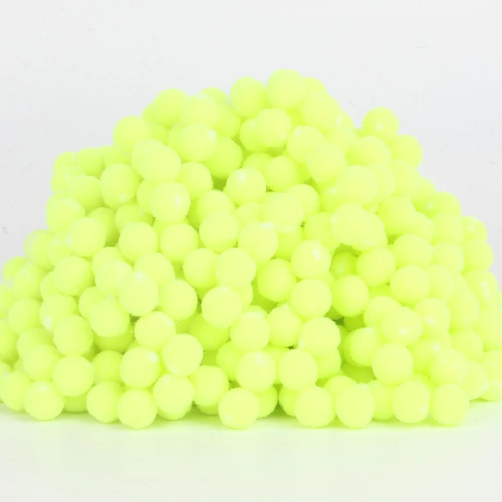 10 мм Pom Poms 288 шт. Меховые помпоны ручной работы для одежды DIY мягкие помпоны Свадебные украшения шитье на ткани аксессуары 20 г - Цвет: 30 bright yellow