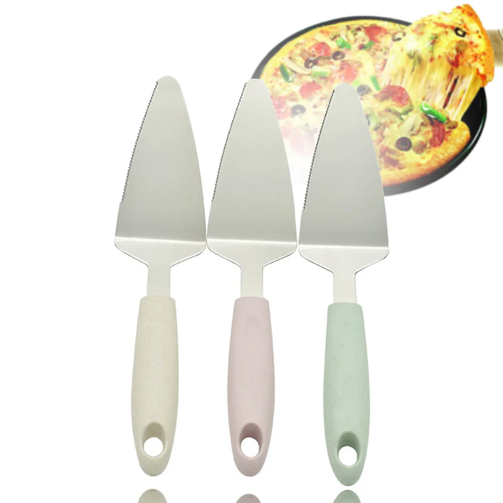 

Pizza Shovel Server Spatula Cake Holder Easy grip handle Transfer Cookie Spatula Pizza Shovel PP+ stainless steel Kitchen Tools