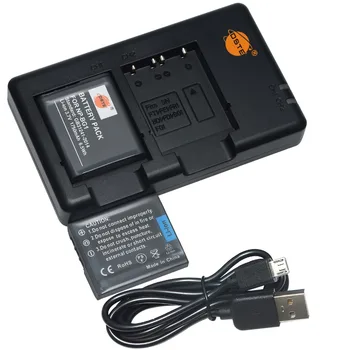 

DSTE Dual Slot Charger with 2pcs NP-BG1 np-bg1 Battery Case Protector for Sony DSC-H50 H55 H70 H90 HX20V HX30V N1 N2 T20 T100