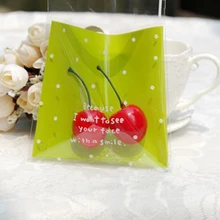 Зеленый горошек клейкие подарочные пакеты* для печенья и снеков мешок инструмент для выпечки