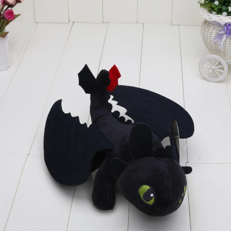

23cm How to Train Your Dragon 2 Dragon Plush toys Toothless Stormfly Meatlug Skull soft stuffed doll