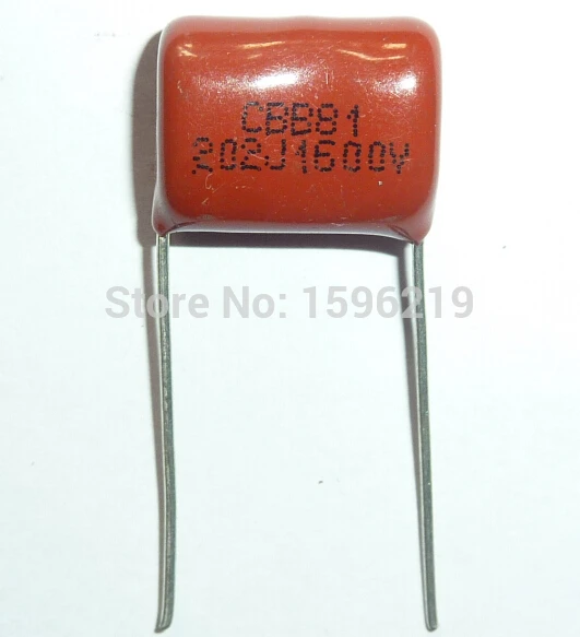 

20pcs CBB capacitor 202 1600V 202J 1.6KV 2000pF 2nF P15 CBB81 Metallized Polypropylene Film Capacitor