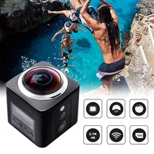 360 Degree Camera VR 4K Wifi Video Mini Panoramic DVR Vedio HD Panorama Cameras 360 Sport Driving VR Cam Outdoor