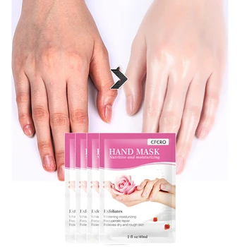 

efero 2pair=4pcs Hand Mask Hand Care Whitening Cream for Hands Nourishing Anti Aging Repair Moisturizing Collagen SPA Gloves