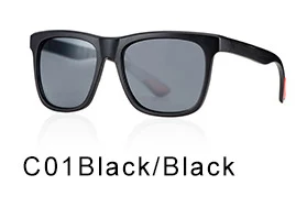 SHAUNA, квадратные солнцезащитные очки, мужские, для вождения, солнцезащитные очки, классические, женские, оттенки, спортивные очки, UV400, Gafas De Sol - Цвет линз: C1 Black Black
