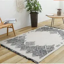 Killim хлопковые мягкие домашние ковры с кисточками для гостиной, детской спальни, декоративный ковер, марокканский Коврик для двери, простые коврики