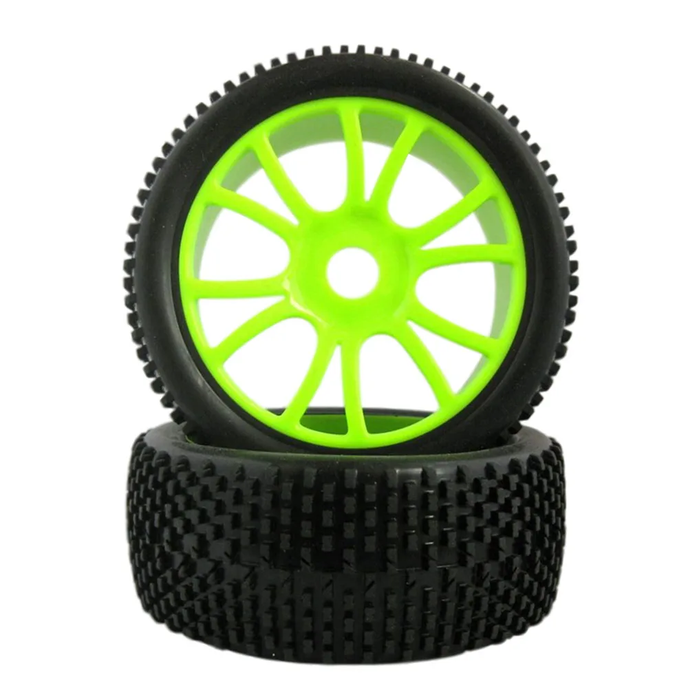 

4pcs 112mm Diameter Rc Wheels 1/8 Off Road Car Buggy Rim and Rubber Black Wheel Rims HUB HEX 17mm