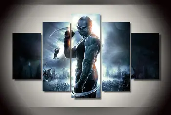 

Unframed Printed the chronicles of riddick Painting on canvas room decoration print poster picture canvas Free shipping Unframed