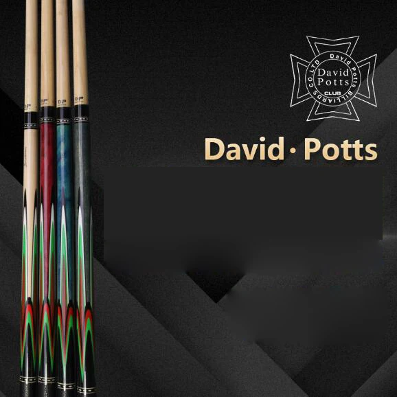 

2018 New Pool Cue DAVID POTTS Cue 1/2 Pool Kit Stick 11.75mm 12.75mm Tip Stick Billiard Cue Pool Stick with Wonderful Case
