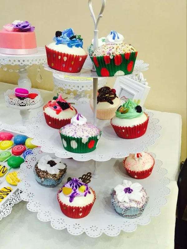 Artificial Cupcake squishy toys 6pcs - Buyer Show