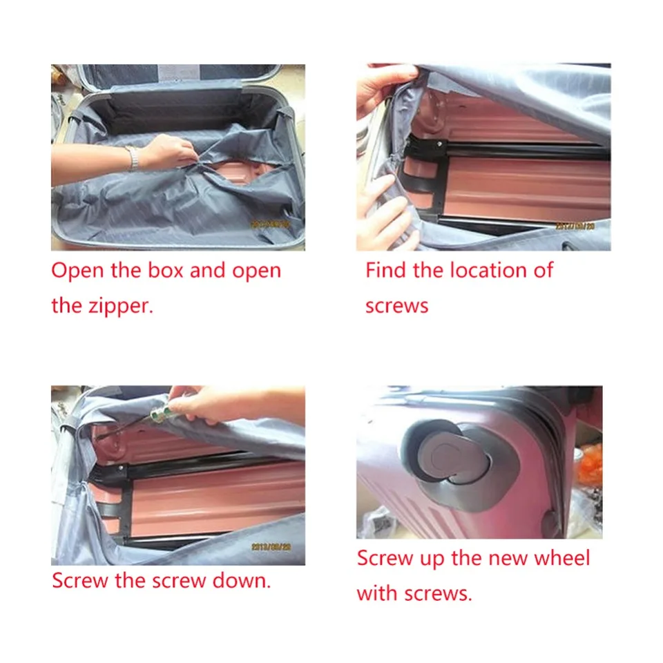 luggage wheel replacement parts