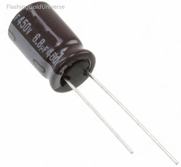450V 6.8UF 6.8UF 450V Electrolytic Capacitor volume 10X13 best quality