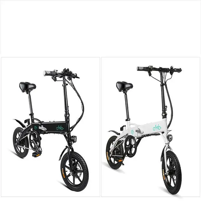 Cheap 14 Inch Foldable Electric Bicycle Aluminum Alloy 250W Motor 36V Electric Mountain Bike Waterproof Lightweight US Warehouse 12