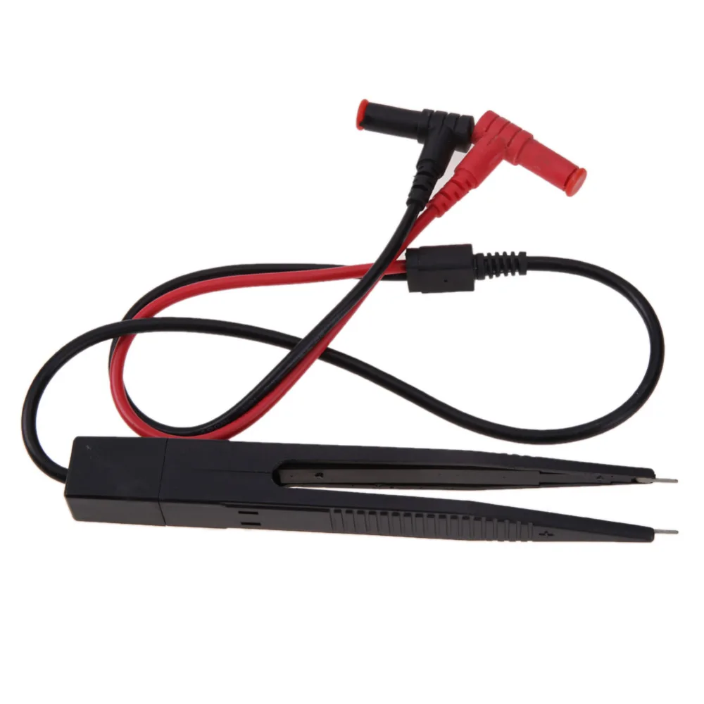 

Anti-slip SMD Inductor Test Clip Probe Tweezers Resistor Multimeter Capacitor Tester Probe