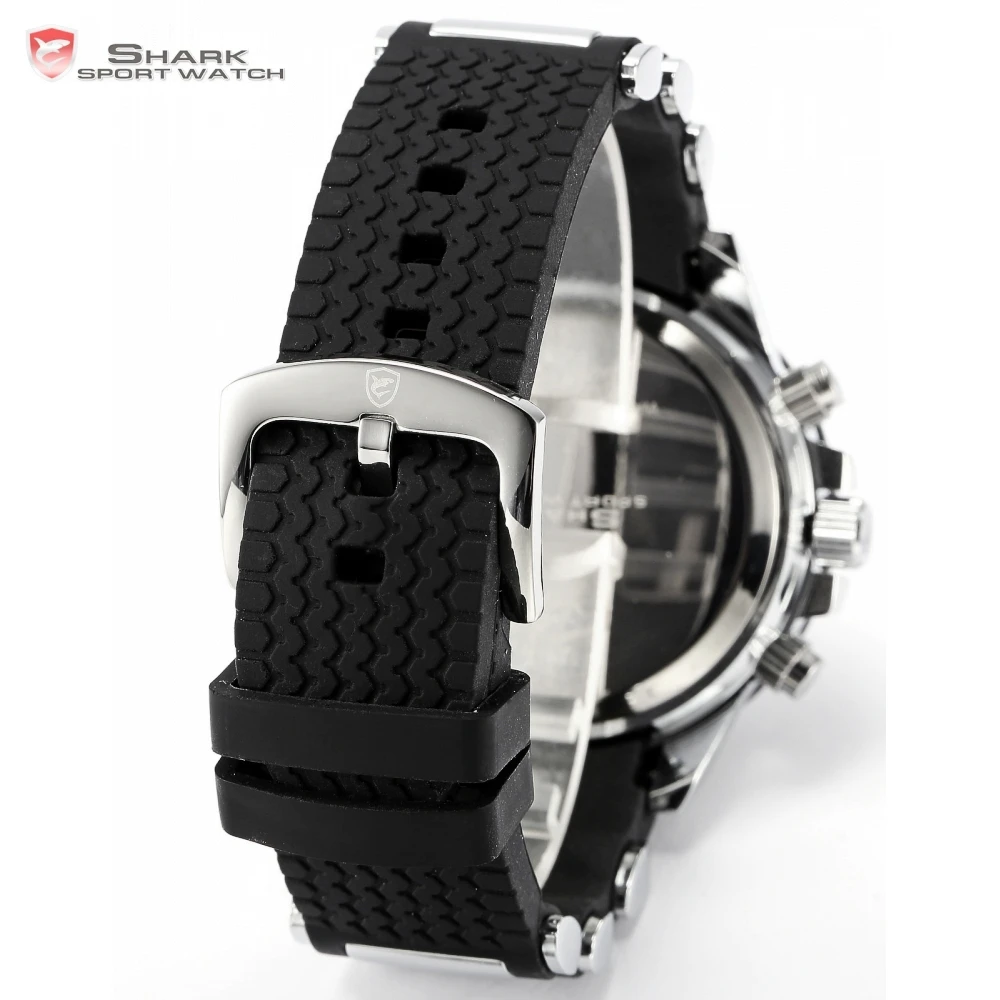 Porbeagle SHARK Sport Watch Black Military Rubber Band Hiking Digital LCD Electronic Watches Date Chronograph Male Clock /SH042 Porbeagle SHARK Sport Watch Black Military Rubber Band Hiking Digital LCD Electronic Watches Date Chronograph Male Clock /SH042