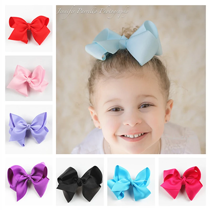 Handmade Ribbon Hairpin Bow Adornment Cute Hair Band Girls Props Kid Hair Clips Photography Prop