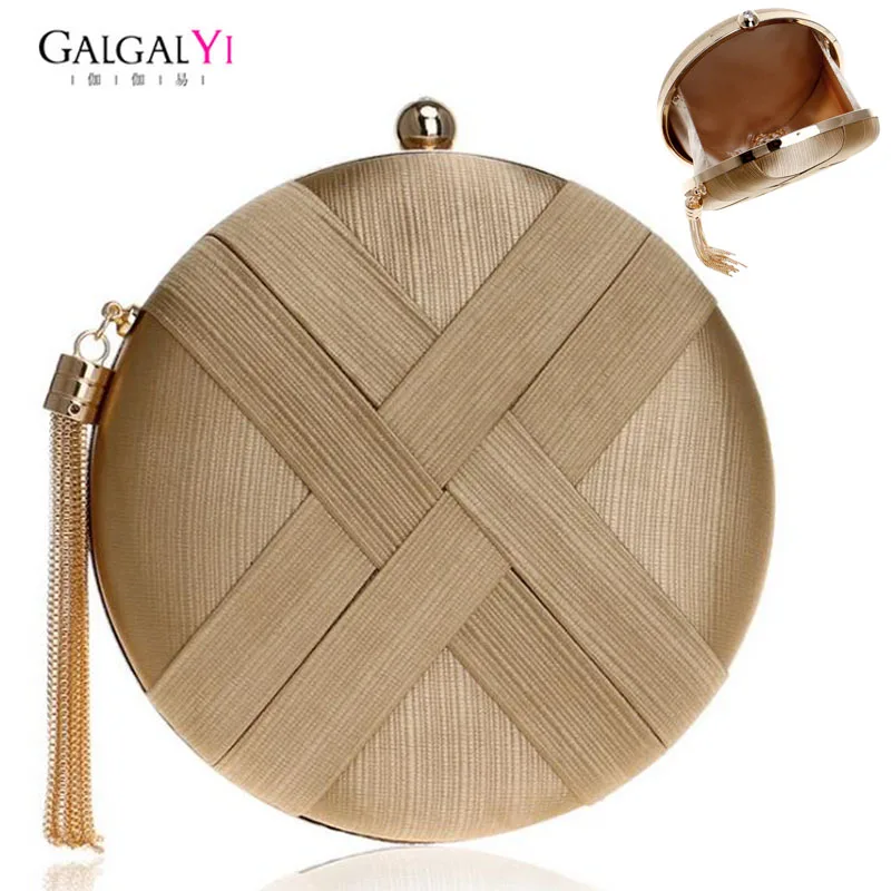 

2018 New Women's Makeup bag for Female Round red evening bag multi-function large capacity women's Hand Clutch bag women bag