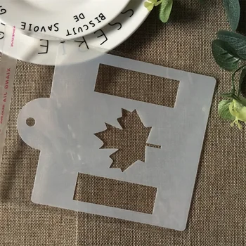 

New 15cm Canada National Flag DIY Layering Stencils Painting Scrapbook Coloring Embossing Album Decorative Card Template