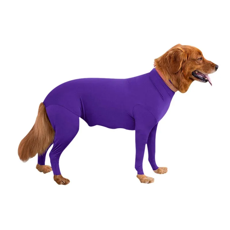 

Recovery Post Operative Protection Clolthes Long Sleeves Bodysuit Jumpsuit For Dogs E Collar Alternative