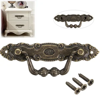 

Zinc Alloy Antique Bronze Drawer Cabinet Handle Drawer Door Knobs for Furniture Hardware Accessories Cupboard Pull Knobs