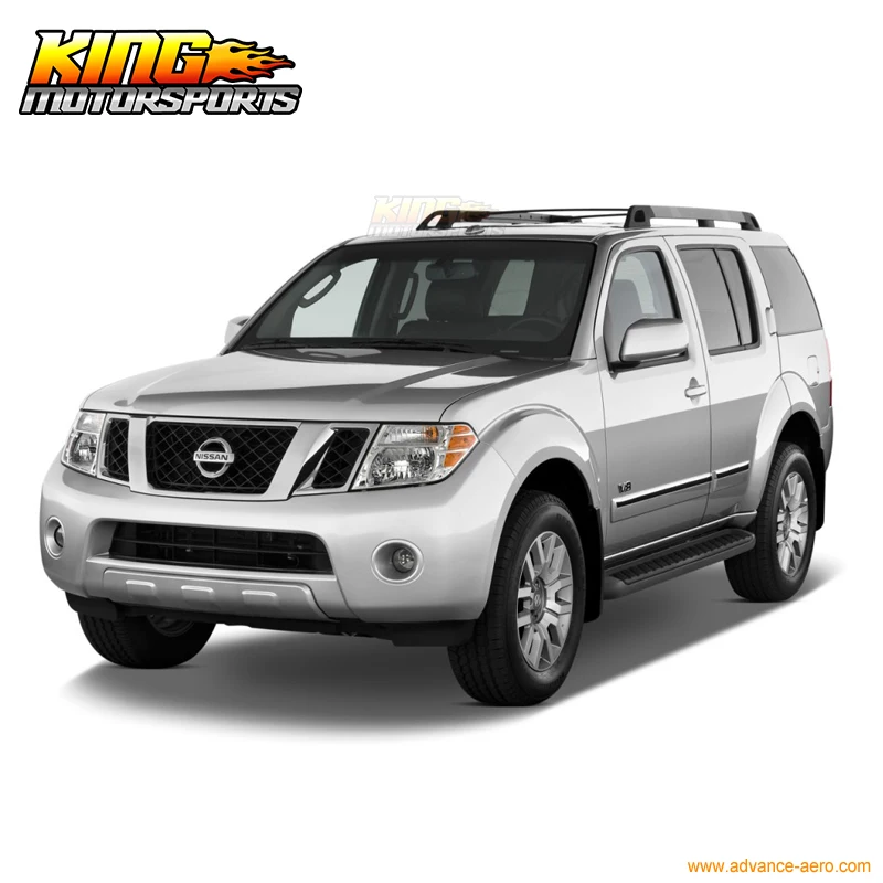 Для 05-12 Nissan Pathfinder Крест Бар Багажник На Крышу черный колпачок набор