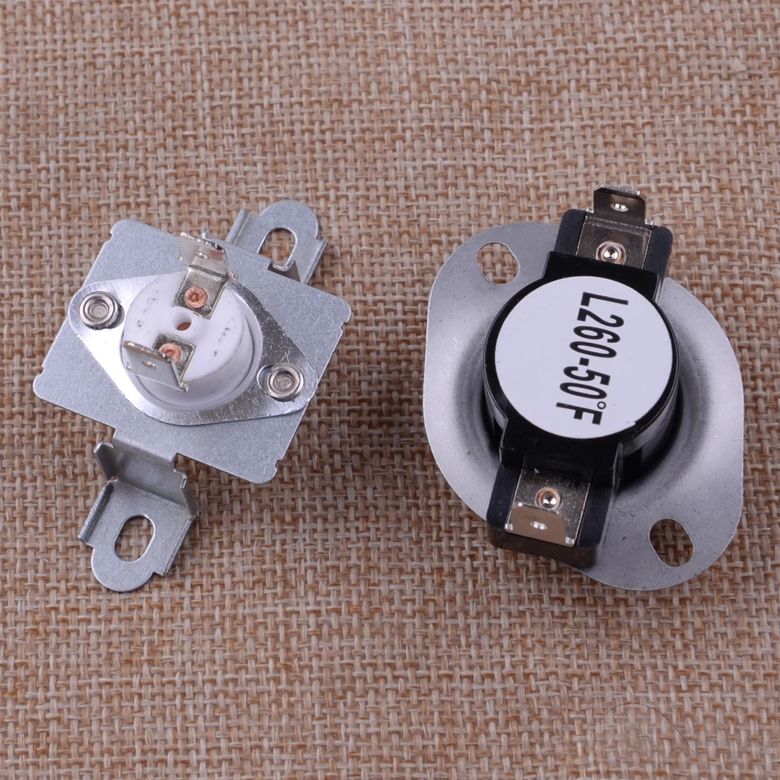 Letaosk New Durable Dryer Thermal Fuse Thermostat Assembly Set Kit Fit