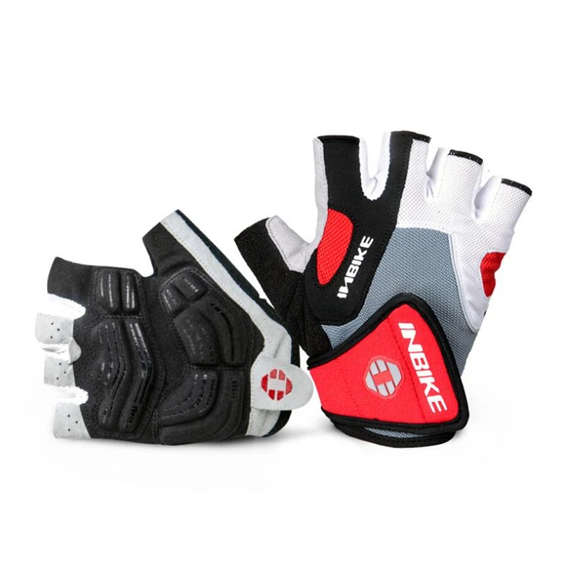 

Cycling Gloves Bike Glove Shockproof Breathable MTB Mens Mountain Outdoor Sports Half Finger Bicycle Gloves Gel Pad Men Women