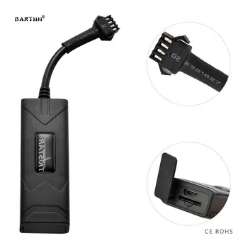 

TKSTAR TK806 Mini Car GPS Tracker Remotely Cut Engine DC10-80V Motorcycle GSM Locator Realtime ACC Alert Free Tracking Software