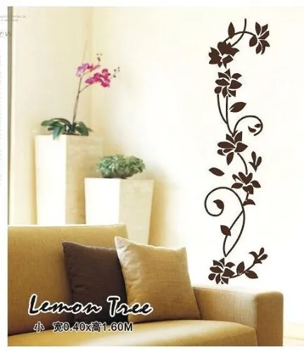 Настенные плакаты с черными цветами для украшения дома|wall sticker|sticker refrigeratorhome decor |