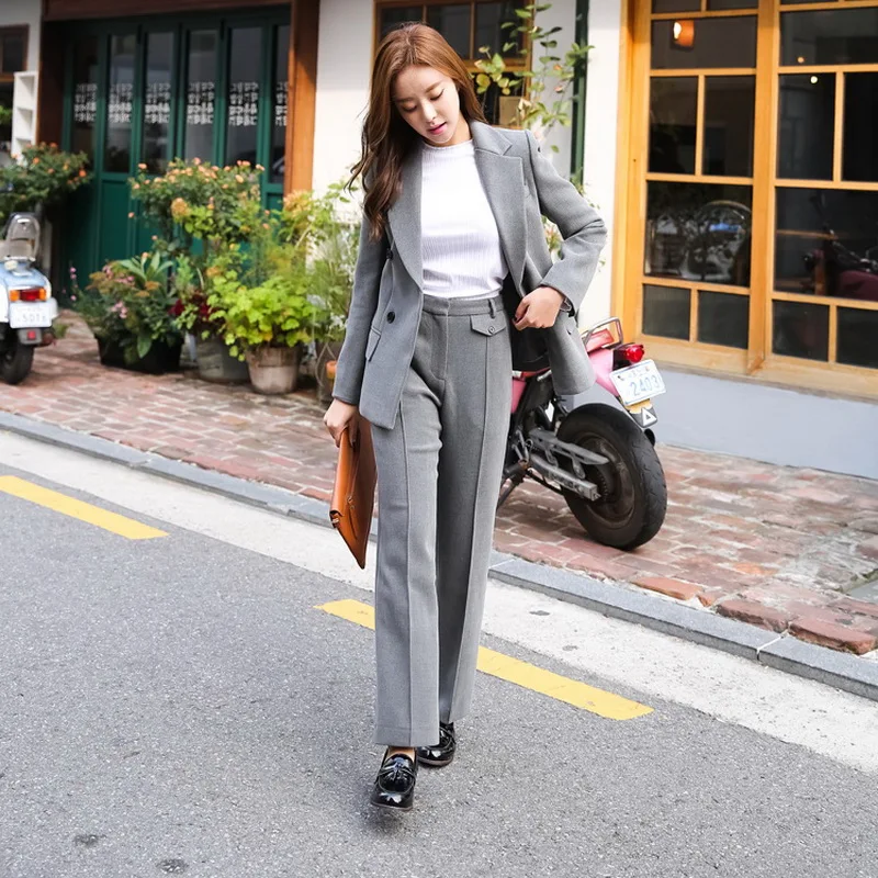 casual suit pants outfit
