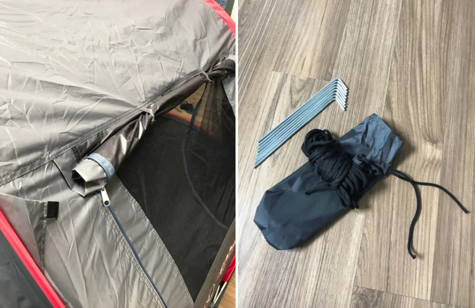 Fastcamp для 2~ 3 человек(серый)-одно касание, всплывающие, семейная палатка