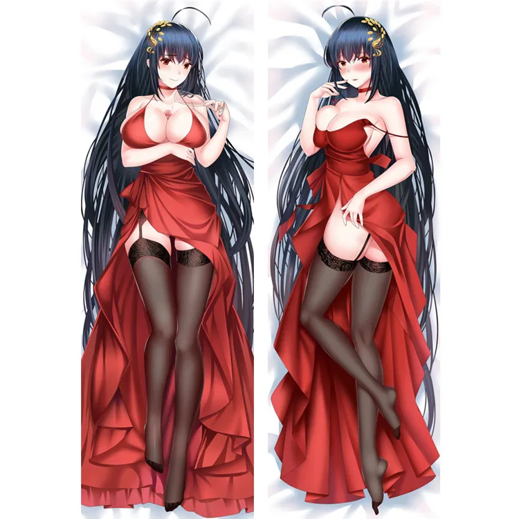 Аниме игра Подушка «Dakimakura» чехол Azur Road Bilanhangxian - Цвет: 812025