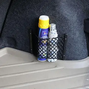 

VODOOL Universal Car Trunk Storage Bag Seat Elastic String Net Mesh Storage Bag Pocket Cage Net Bottle Luggage Car Styling
