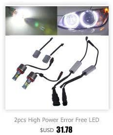Супер яркий 100 Вт 1000LM XBD H11 Светодиодный противотуманный светильник, автомобильный головной светильник, автомобильный боковой клиновидный задний светильник, лампа