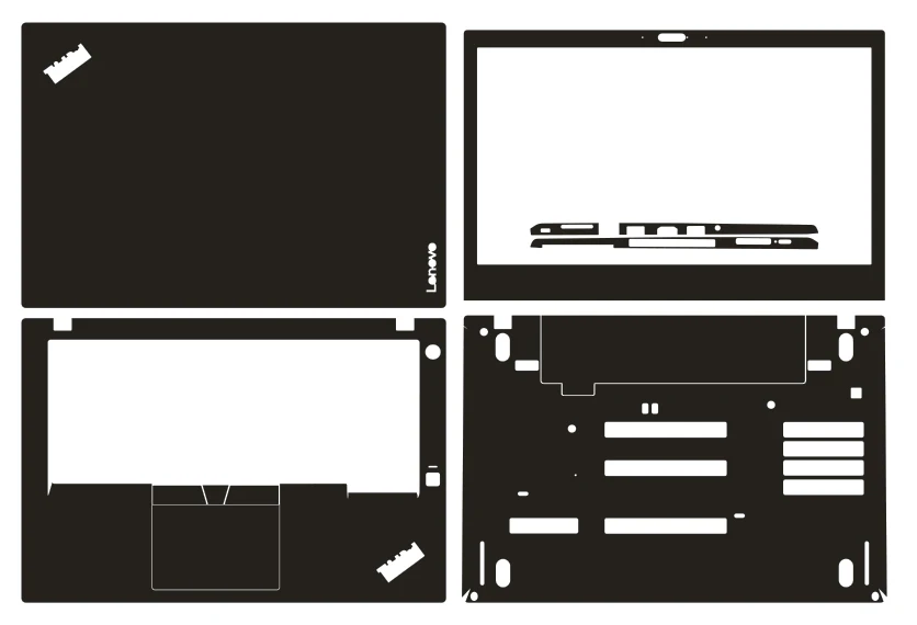 KH ноутбука углеродного волокна кожа Стикеры кожного покрова Защитная Для lenovo ThinkPad T480 14-дюймовый